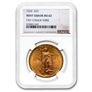 1924 $20 Saint-Gaudens Gold Double Eagle MS-62 NGC (Strike Thru) 1924 $20 Saint-Gaudens Gold Double Eagle MS-62 NGC (Strike Thru)